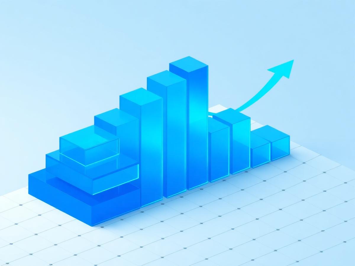 Isometric chart showing private market growth